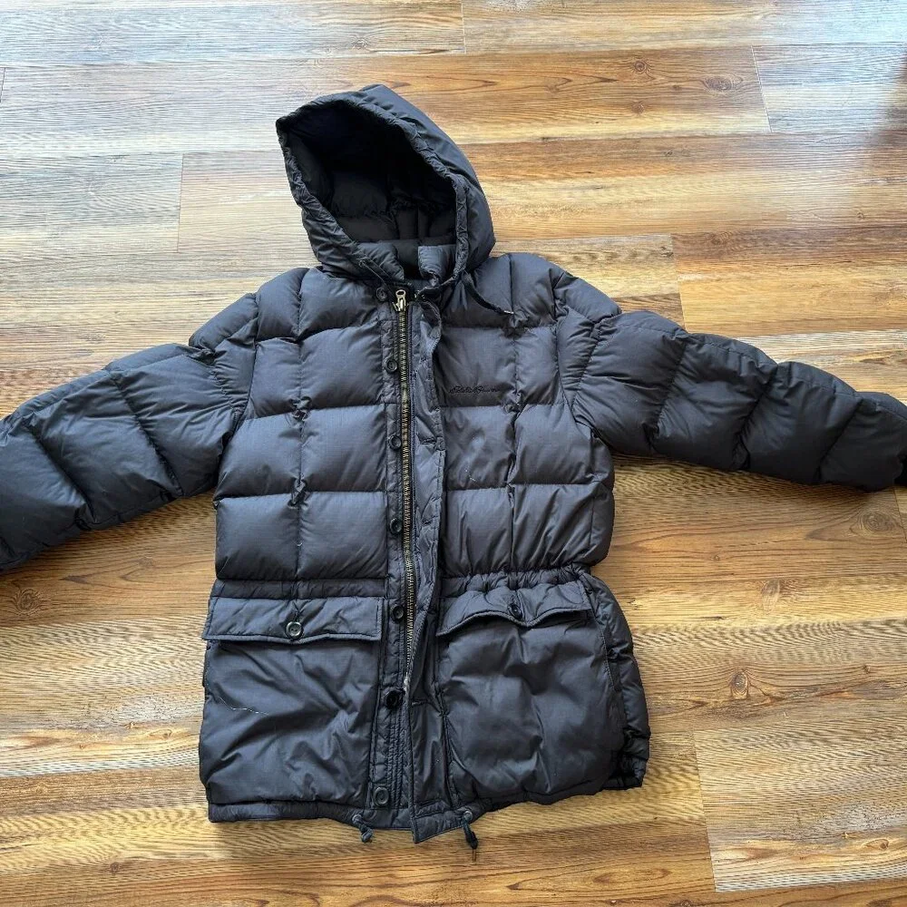 Vintage Eddie Bauer - Kara‎ Koram - Goose Down Parka Jacket - Black - Small